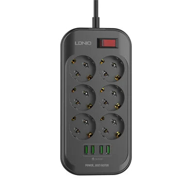 SE6403 POWER SOCKET WITH 4-USB SE6403 POWER SOCKET WITH 4-USB